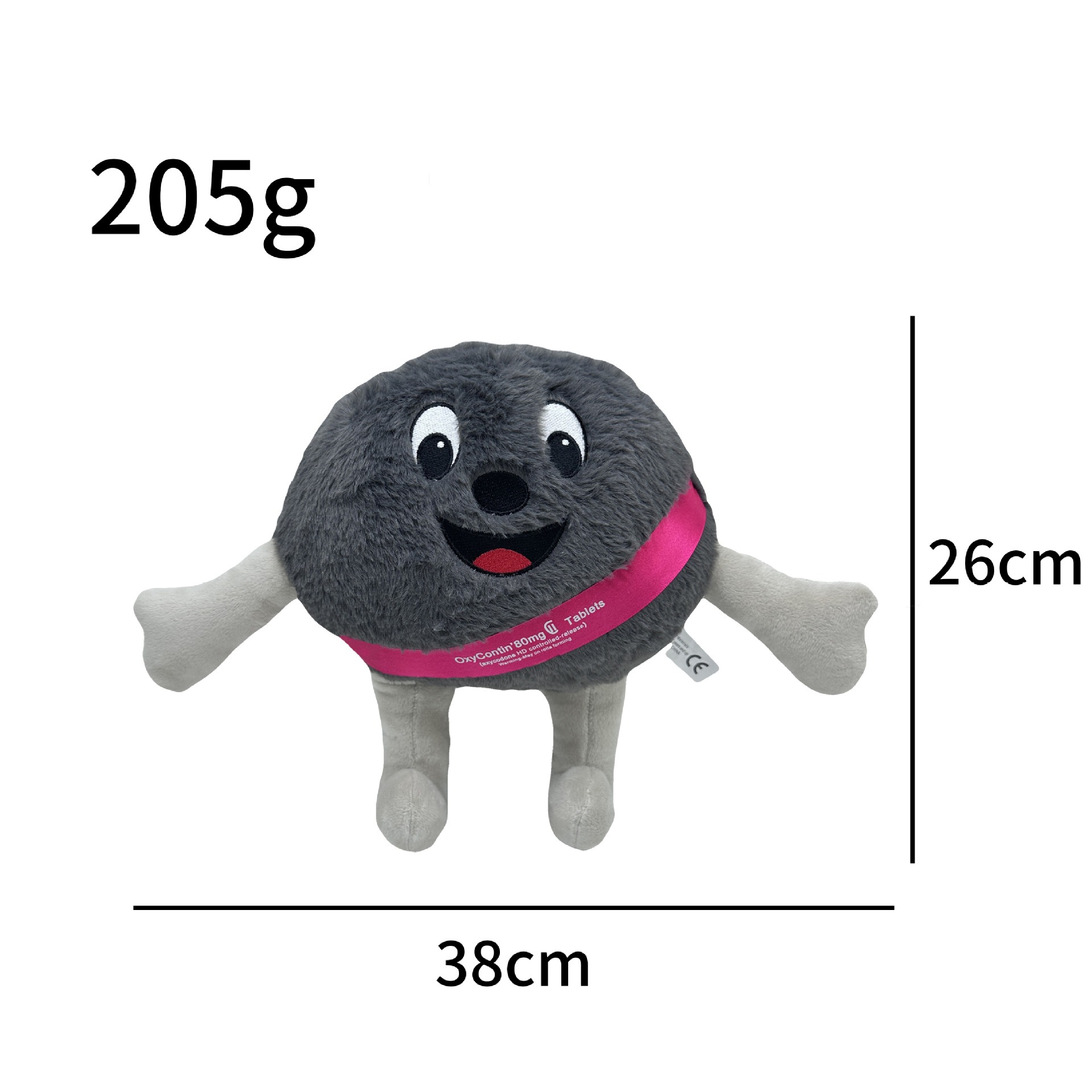 26cm Oxy Plushie Painkiller Stuffed Pill Oxy Contin Plush Toy Oxy Contin Peluche Super Soft Home Room Decoration Pillow 12