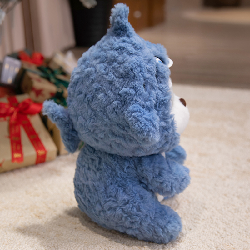 Shark puppy plush toy creative design cute shape creative design can be used as a gift for children to accompany and com 17