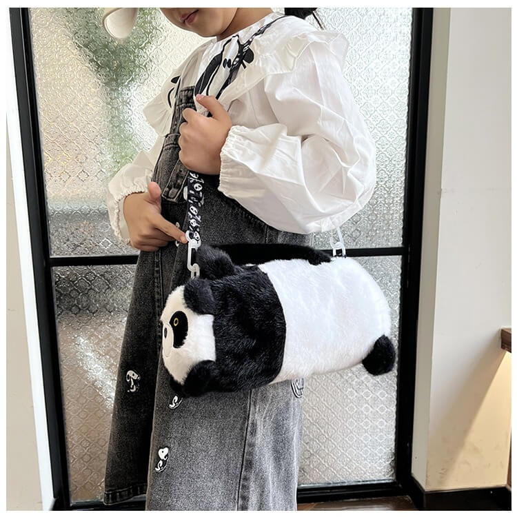 Factory Direct Sale 22CM HY2 Pink and Brown Capybara Plush Toy Hand-Held Shoulder Crossbody Bag Wholesale Panda Bags 23
