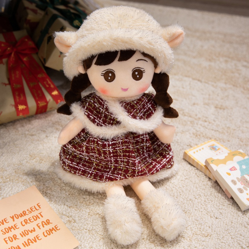 Xiaoxiangfeng Girl Plush Doll Creative Design Soft, Comfortable, Cute Styling Soothing and Accompanying 12