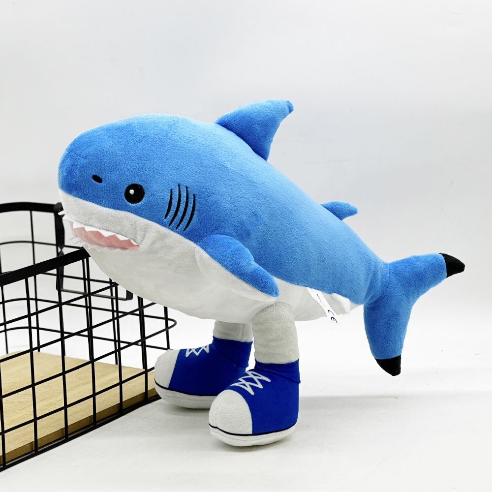 Manufacturer Direct Sales 30cm Italian Brainrot Stuffed Animal Al Blue Shark Plush Toy Sea Plush Toys Kids Gift 11