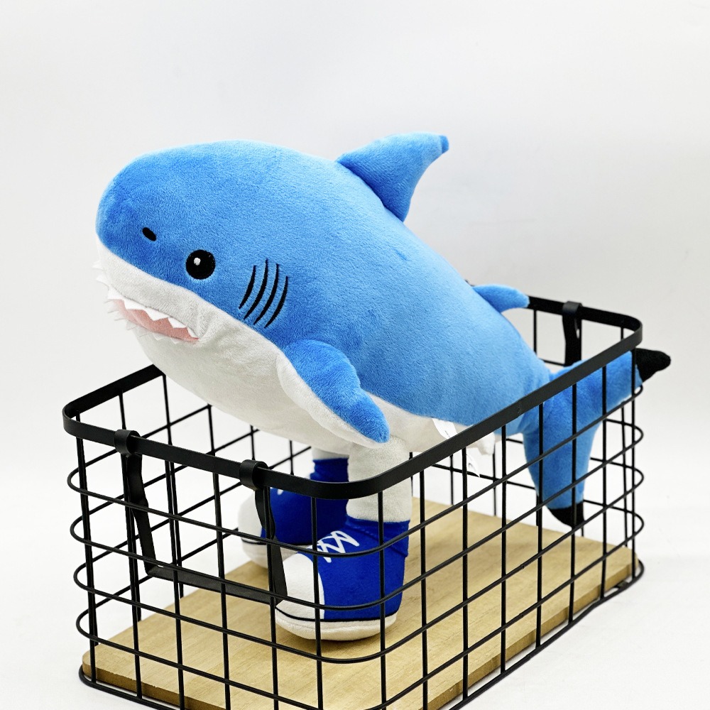 Manufacturer Direct Sales 30cm Italian Brainrot Stuffed Animal Al Blue Shark Plush Toy Sea Plush Toys Kids Gift 12