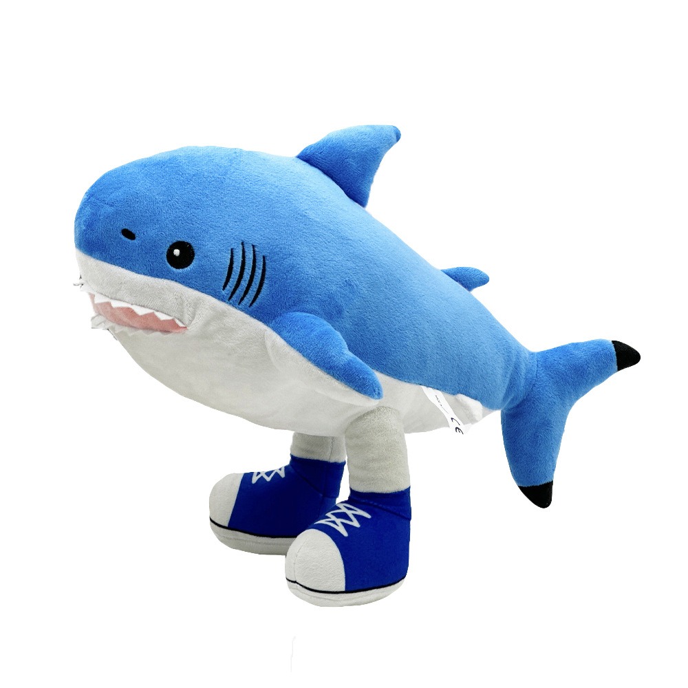 Manufacturer Direct Sales 30cm Italian Brainrot Stuffed Animal Al Blue Shark Plush Toy Sea Plush Toys Kids Gift 15