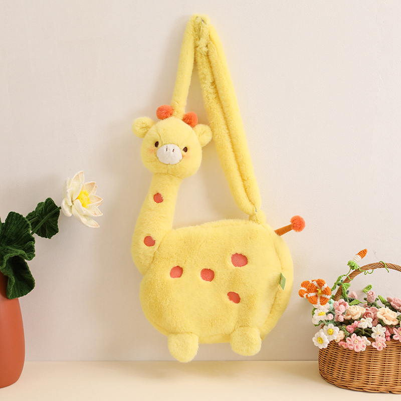 Deer Backpack Plush Doll Creative Design Cute Shape Warm Companion for Children Gift Home Decoration 11