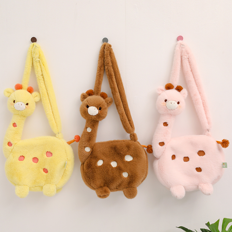 Deer Backpack Plush Doll Creative Design Cute Shape Warm Companion for Children Gift Home Decoration 15