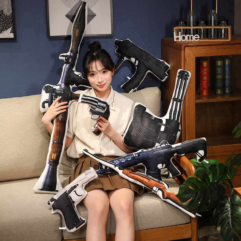 Simulation gun plush toy creative design, cute shape, warm companionship for children, gift, home decoration 12