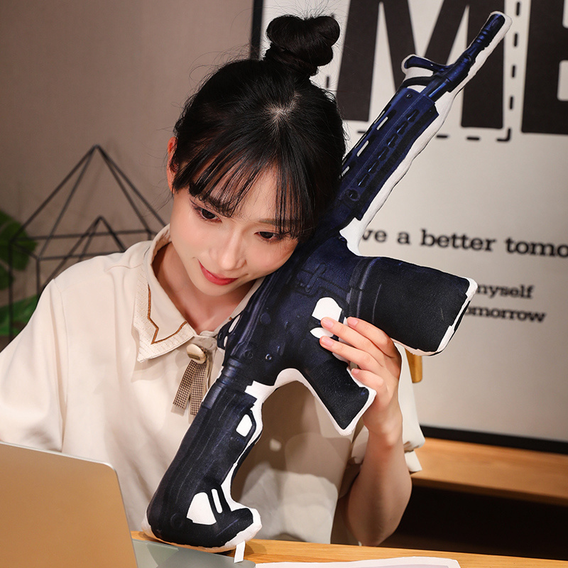 Simulation gun plush toy creative design, cute shape, warm companionship for children, gift, home decoration 13