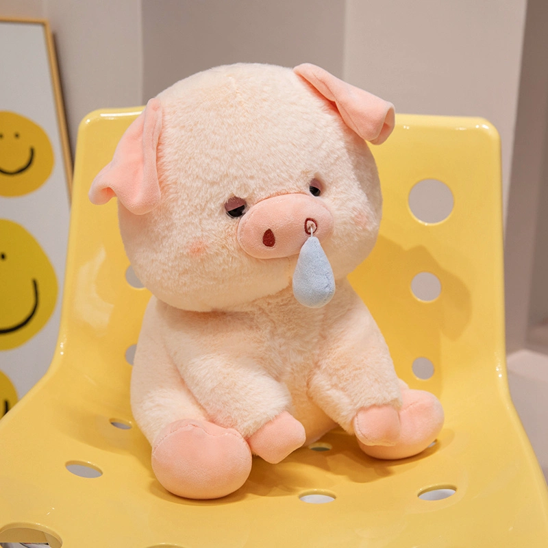 Snot Pig Plush Doll Creative Design Cute Styling Warm Companion for Children Gift Home Decoration 1