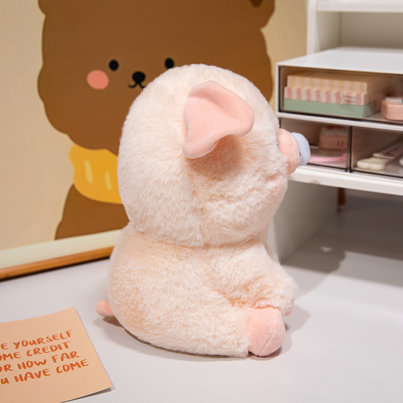Snot Pig Plush Doll Creative Design Cute Styling Warm Companion for Children Gift Home Decoration 12