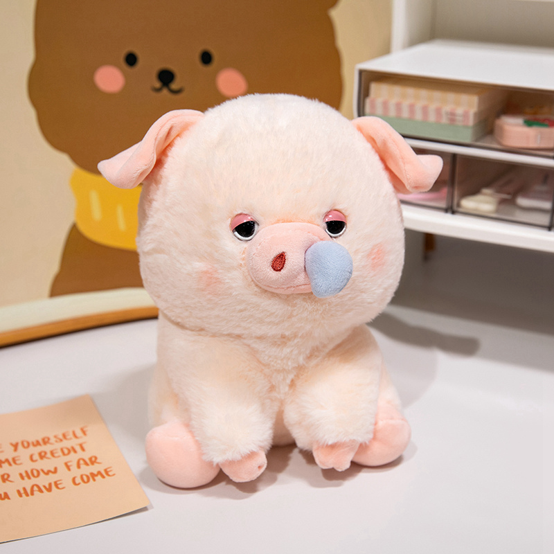 Snot Pig Plush Doll Creative Design Cute Styling Warm Companion for Children Gift Home Decoration 15
