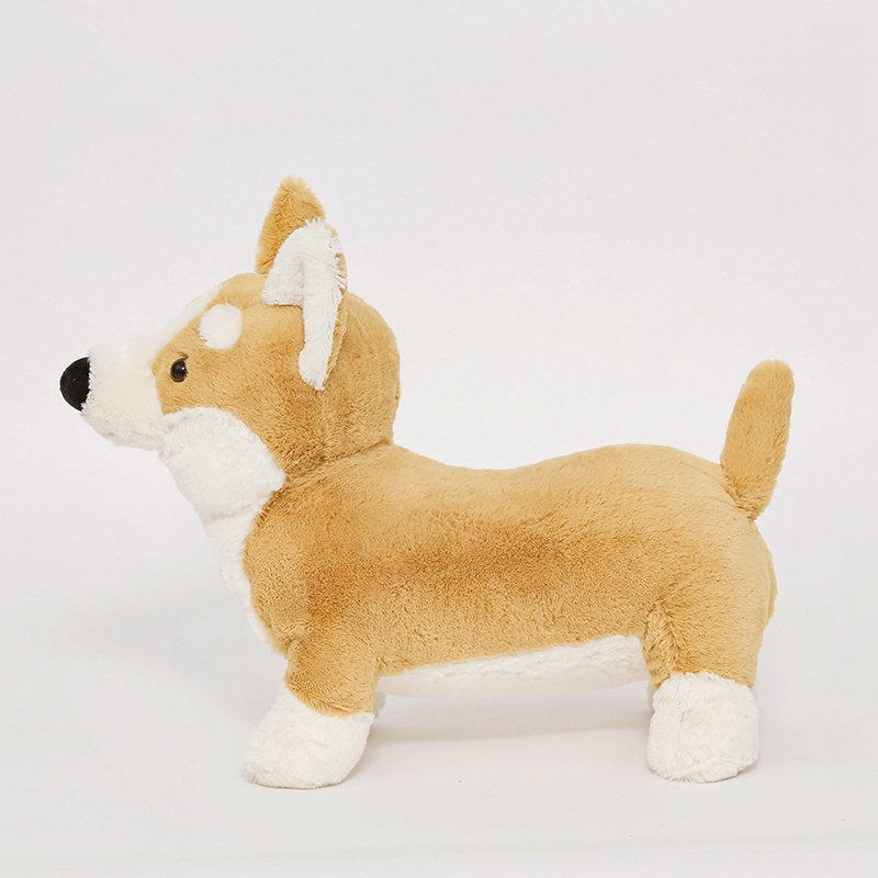 Corgi Dog Plush Doll Creative Design Cute Shape Warm Accompanying Children Gift Home Decoration 14