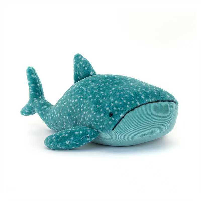 Blue Whale Stuffed Toy Gobfrey Whale Shark Plush Lifelike Ocean Sea Animal Soft Plush Toy Unisex Children PP Cotton 9