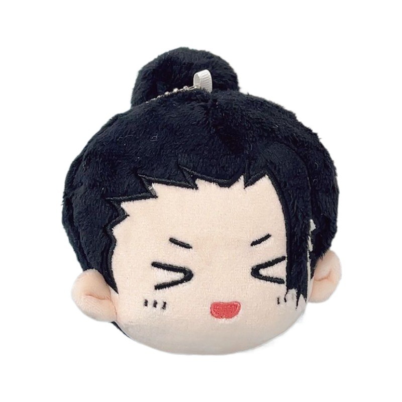 Wholesale 8CM Anime Jujutsu Kaisen Satoru Gojo Geto Yuji Nana Plush Backpack Plush  Keychain Pendant Fashion Gift 17