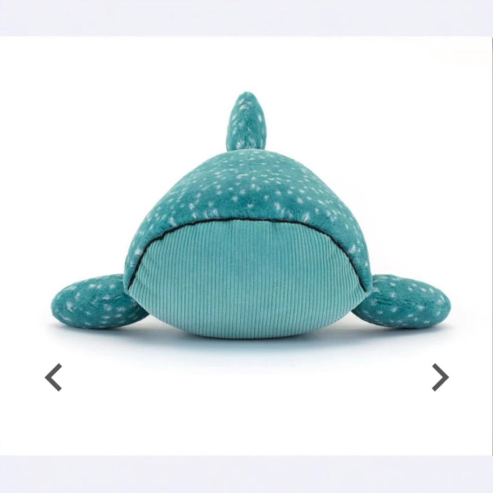 Blue Whale Stuffed Toy Gobfrey Whale Shark Plush Lifelike Ocean Sea Animal Soft Plush Toy Unisex Children PP Cotton 11