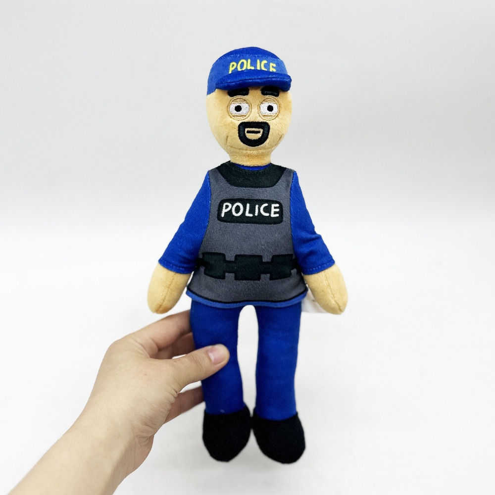Wholesale New Hot Selling Schedule 1 Police Plush Anime Series Children's  Soft Plush Doll Toy Manufacturer 12