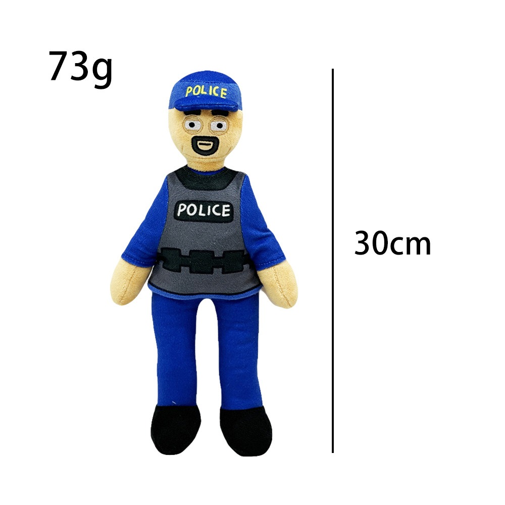 Wholesale New Hot Selling Schedule 1 Police Plush Anime Series Children's  Soft Plush Doll Toy Manufacturer 15