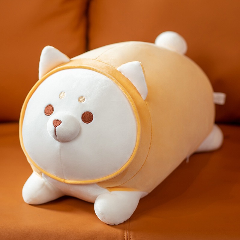 Wholesale Super Soft and Adorable Japanese Fat Cat Rabbit Dog Plush Toy Long Cat Plush Pillow Bed Sleeping Doll 14