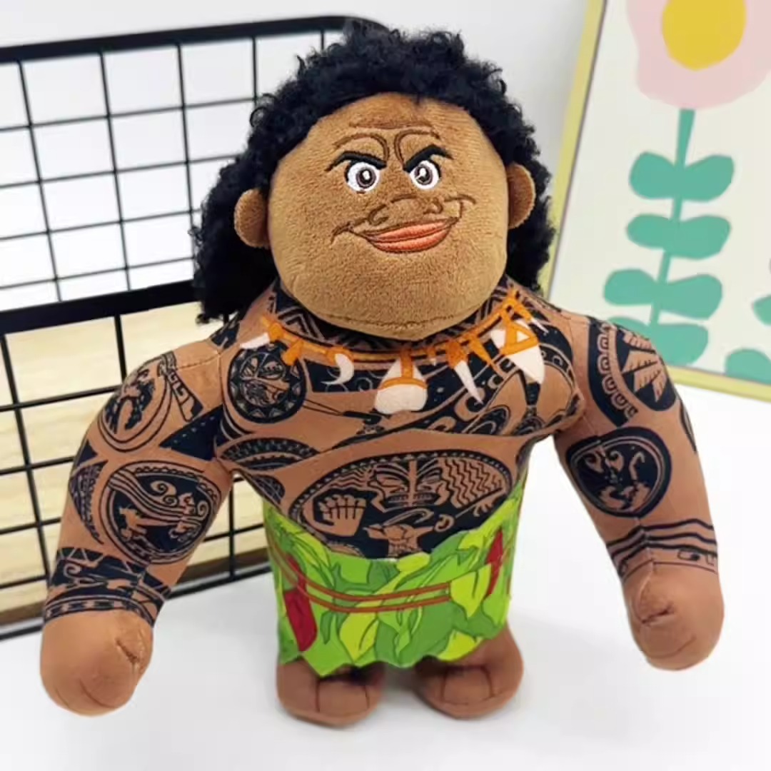 Wholesale 27cm  Moana 2 Plush Toys Maui Anime Character Moana Plush Doll Cravalho Soft Toy Children Gift 12