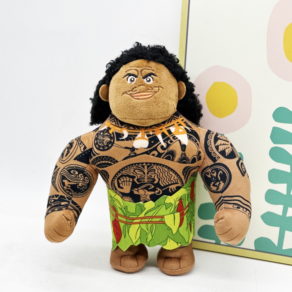 Wholesale 27cm  Moana 2 Plush Toys Maui Anime Character Moana Plush Doll Cravalho Soft Toy Children Gift 11