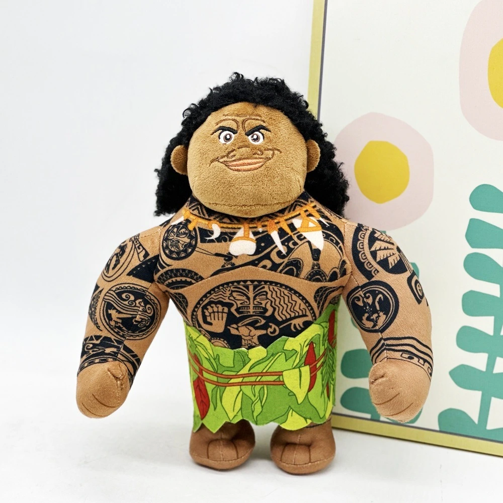 Wholesale 27cm  Moana 2 Plush Toys Maui Anime Character Moana Plush Doll Cravalho Soft Toy Children Gift 1