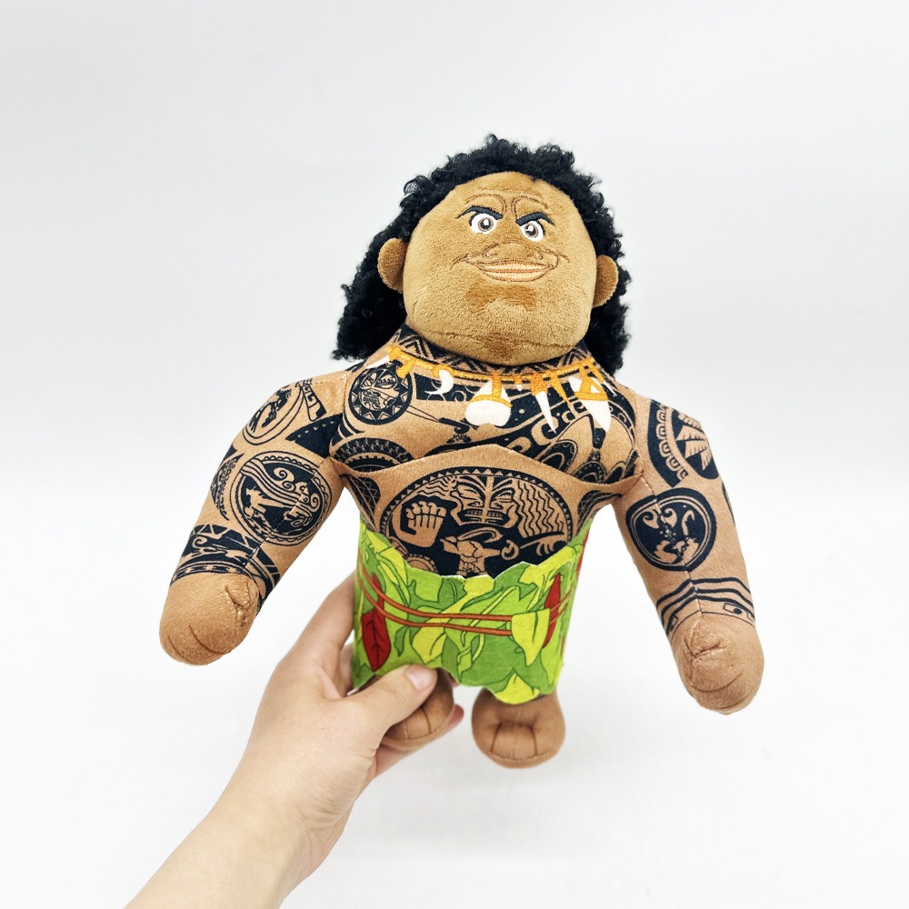 Wholesale 27cm  Moana 2 Plush Toys Maui Anime Character Moana Plush Doll Cravalho Soft Toy Children Gift 18