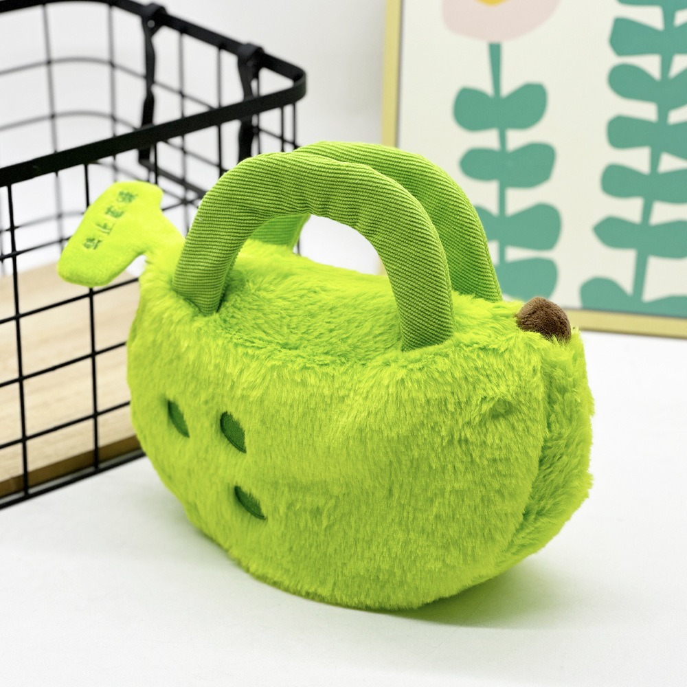 Wholesale 20cm Green Banana Plush Tote Bag Fashion Cute Bags Women Crossbody Bag Handbag Kids Birthday Gift 9