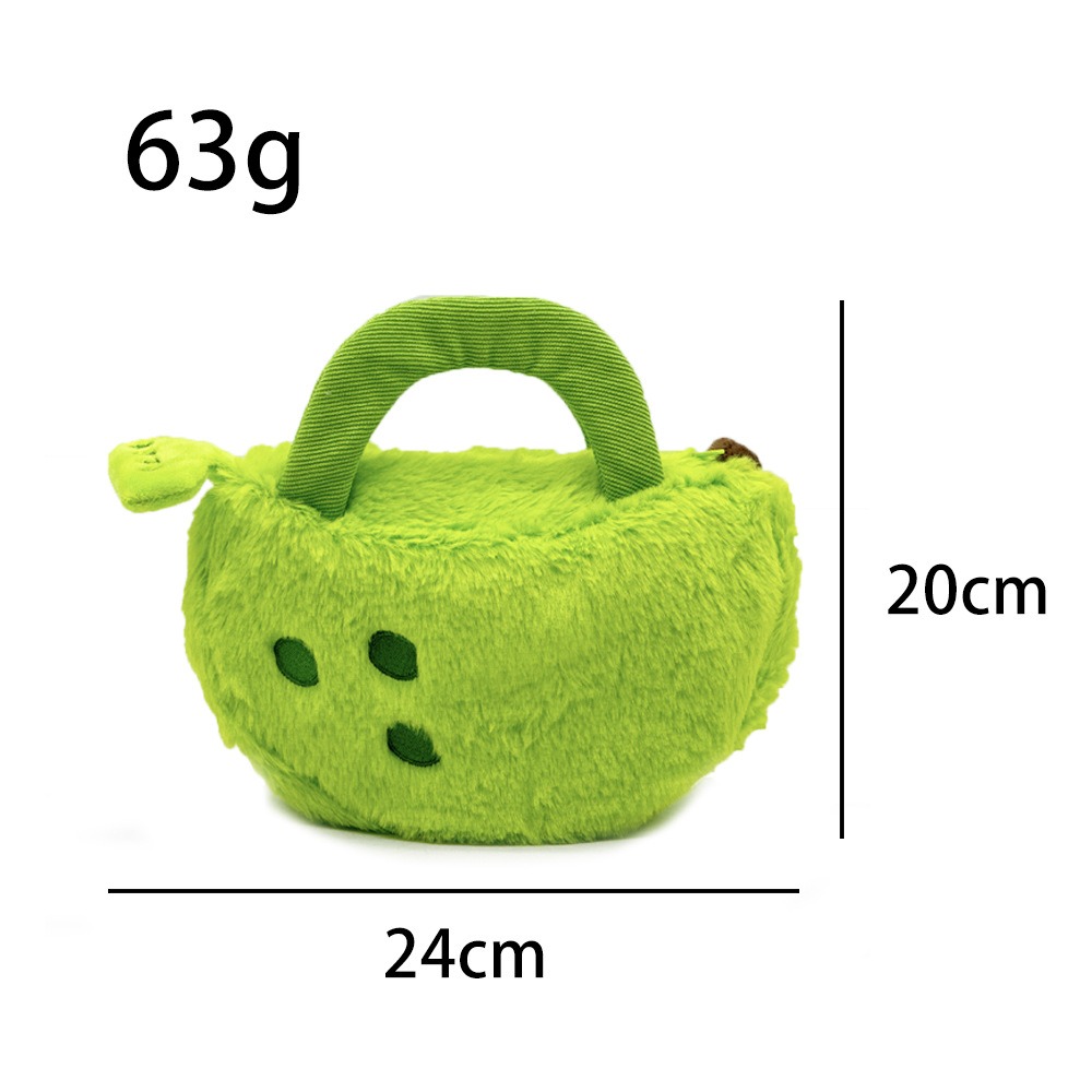 Wholesale 20cm Green Banana Plush Tote Bag Fashion Cute Bags Women Crossbody Bag Handbag Kids Birthday Gift 13