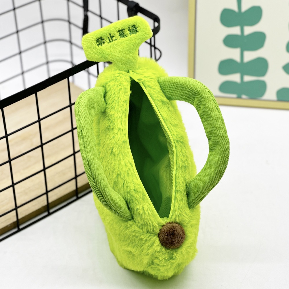 Wholesale 20cm Green Banana Plush Tote Bag Fashion Cute Bags Women Crossbody Bag Handbag Kids Birthday Gift 12