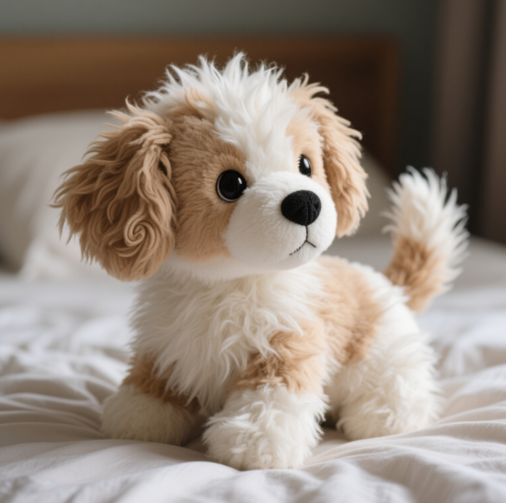 Creative design of plush toy for explosive puppy, soft and comfortable, cute and adorable shape, accompanying 13
