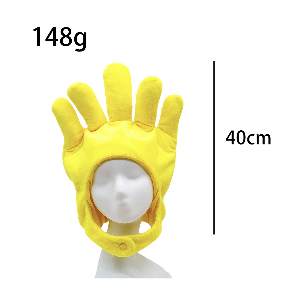 40cm Yellow Finger Adjustable Palm Doll Clothes And Headgear Plush toy Simulation Plush  Hat Gift for Boys and Girls 16