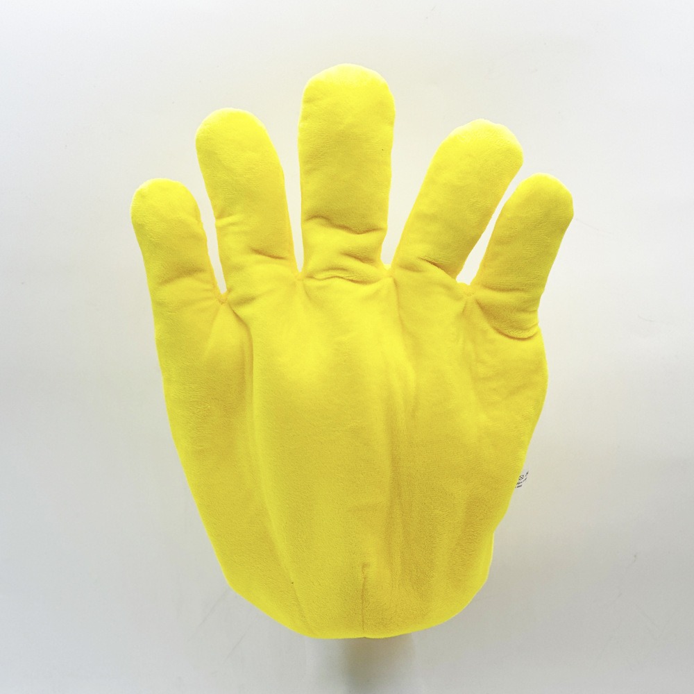 40cm Yellow Finger Adjustable Palm Doll Clothes And Headgear Plush toy Simulation Plush  Hat Gift for Boys and Girls 17