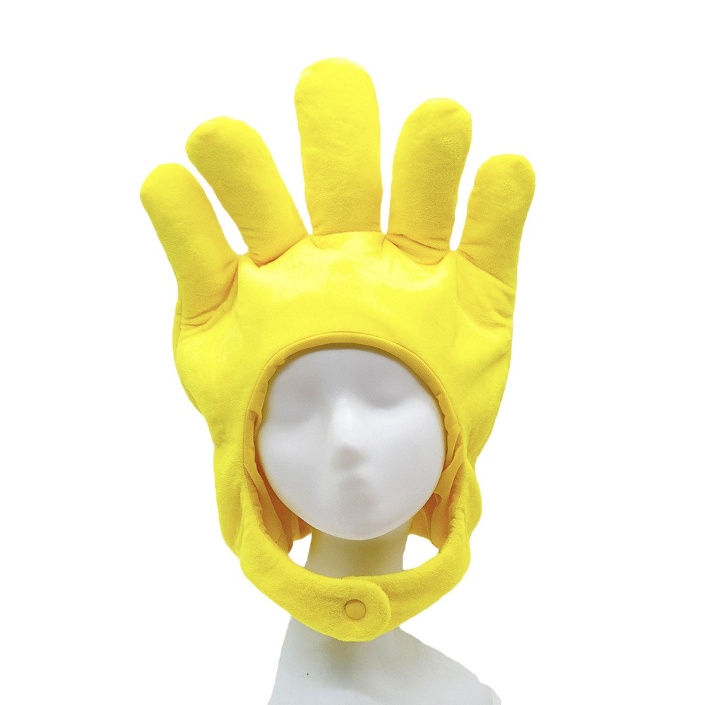 40cm Yellow Finger Adjustable Palm Doll Clothes And Headgear Plush toy Simulation Plush  Hat Gift for Boys and Girls 14