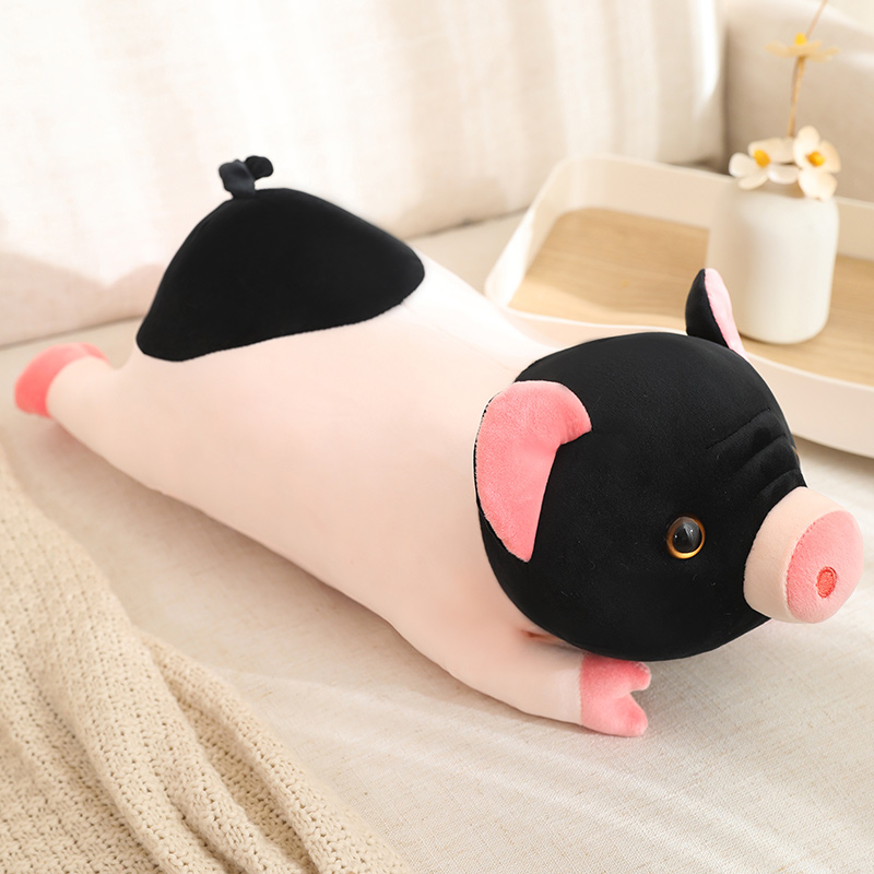 Design créatif de peluches cochon mignonnes, animaux adorables aux formes originales et amusantes, décoration chaleureuse pour la maison 10