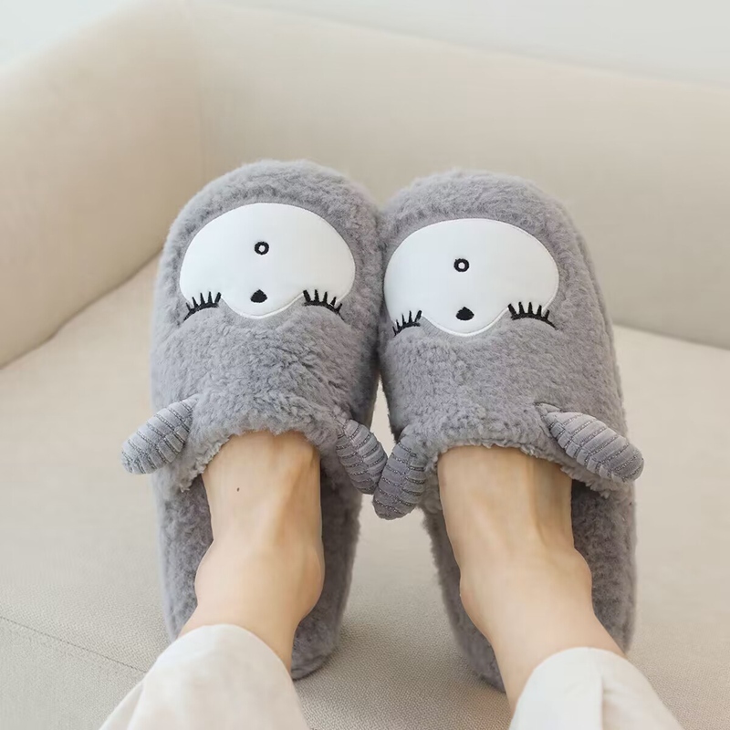 Little Sheep Plush Slippers Soft and Comfortable Winter Warmth Creative Design Cute Styling 16