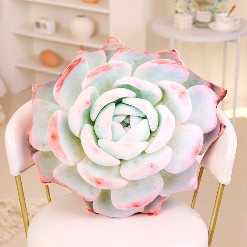 Creative design and simulation of succulent plush toy pillows, soft and comfortable, warm and cozy home decor 12