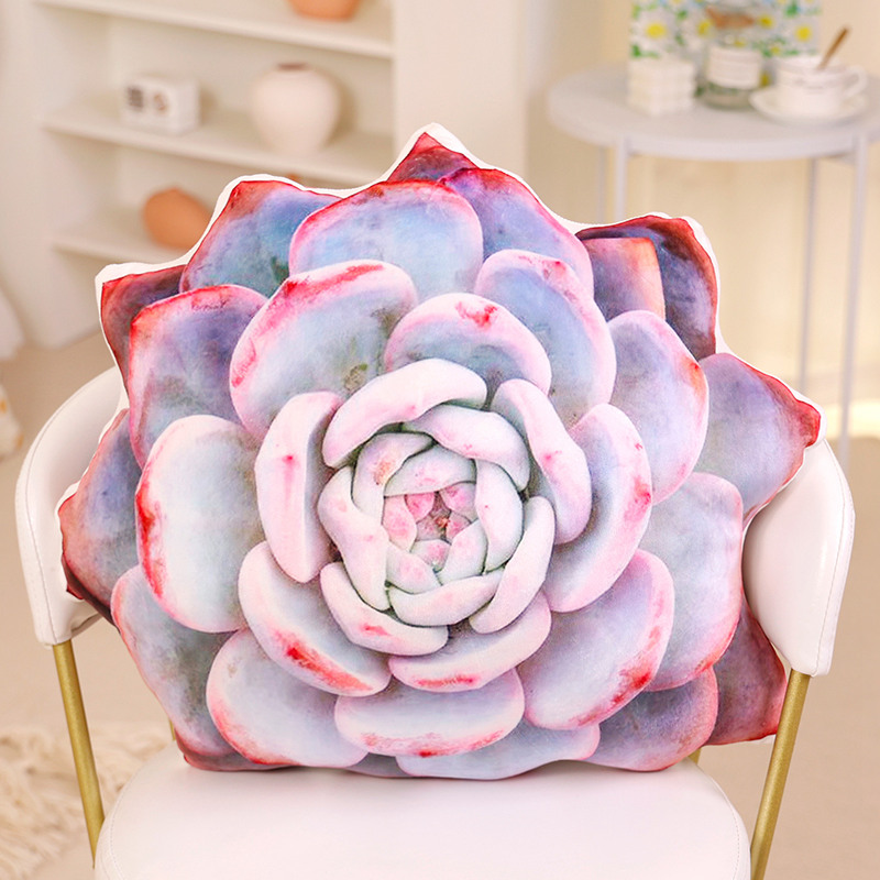 Creative design and simulation of succulent plush toy pillows, soft and comfortable, warm and cozy home decor 15