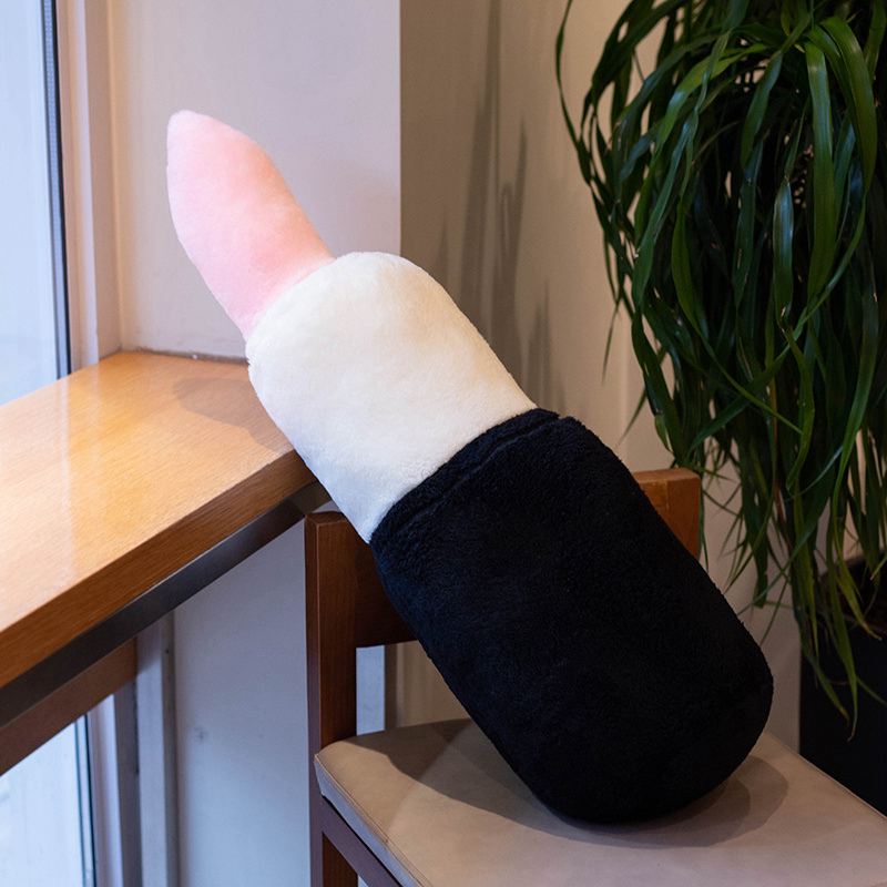 Lipstick Beauty Egg Plush Doll Pillow Creative Design Home Decoration Soft and Comfortable 13