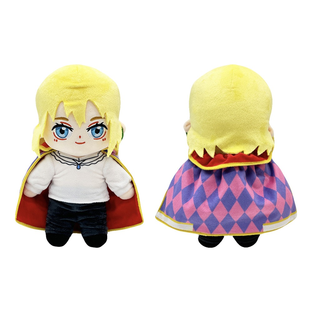 Good Selling  26cm Japanese Cartoon Howl's Moving Castle  Plush Doll Stuffed Toy Yellow Hair Red Cape Plush Toy Plushie 11