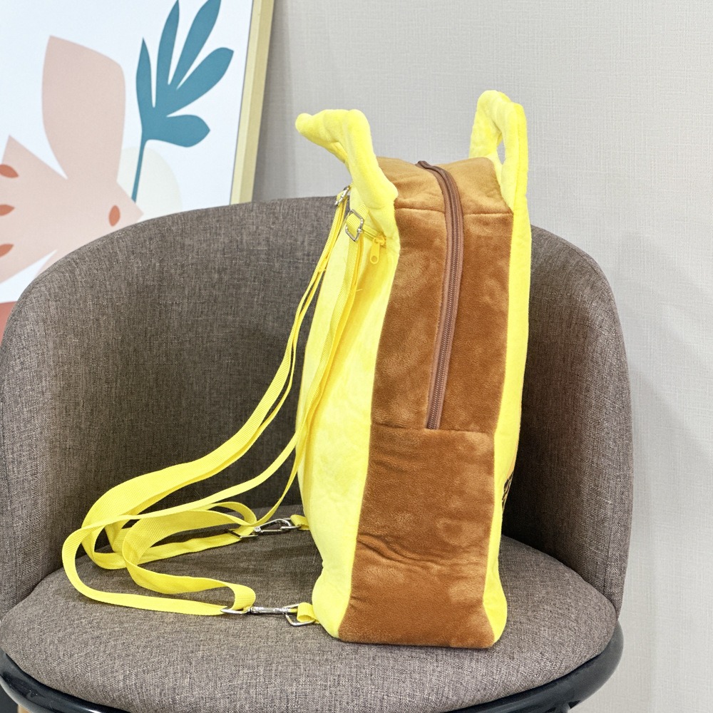 42cm High Quality  Safety Caution Sign Plush Bag Pillow Decorative Plush Doll with Hard Work Plush Toy  for Sale 11