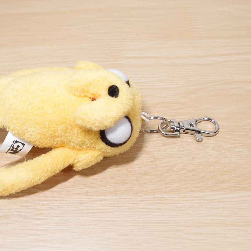 Hot Sale Adventure Time Human Yellow Jake Reel  Plush Keychain Plush Bag Charm Bag Pendant  Stuffed Toy Kids Gifts 17