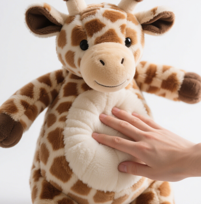 Giraffe plush toy cute design, children's companion gift safe and soft 13