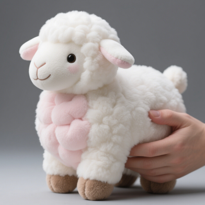 Sheep plush toy with cute design, soft and comfortable, accompanied by children, gift, warm home decoration 14
