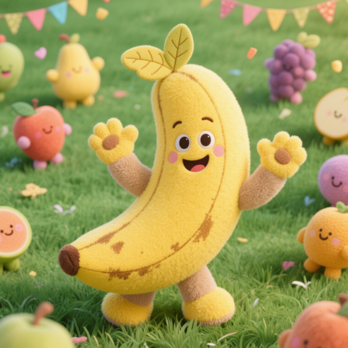 Banana Man Plush Doll Creative Design Plush Pillow Soft and Comfortable 14