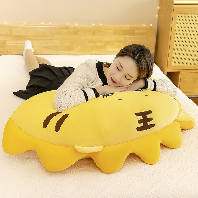 Factory Wholesale Soft Creative  Fat Tiger Plush Toy Pillow Cartoon Sofa  Cushions  Throw Pillow Tiger Stuffed Animal 12