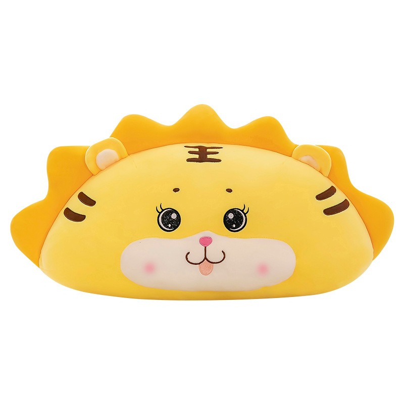 Factory Wholesale Soft Creative  Fat Tiger Plush Toy Pillow Cartoon Sofa  Cushions  Throw Pillow Tiger Stuffed Animal 17