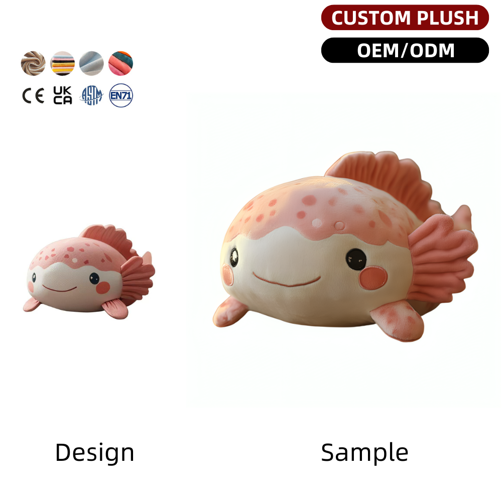 Wholesale Prices Cute Axolotl Stuffed Animal Plushie Factory Custom Kawaii Plush Toy  Add Tag Label Logo Toy For Kids 10