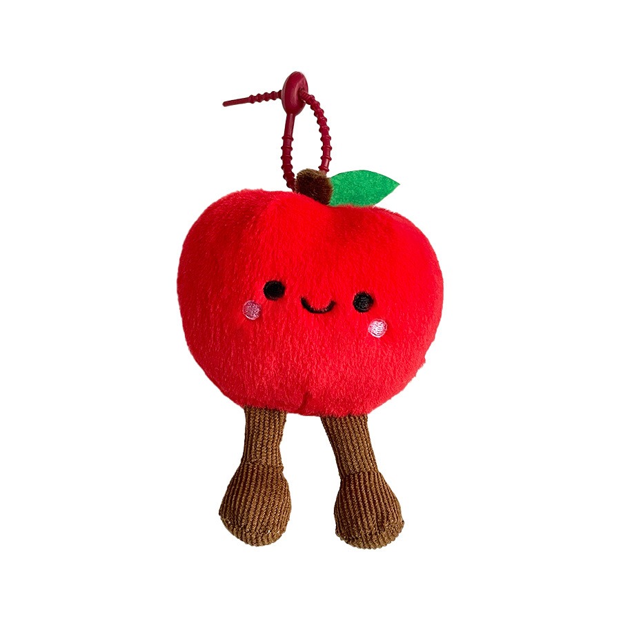 14cm Apple Cartoon Plush Doll Plush Pendant Plush Keychain Stuffed Toy Soft Fabric Stuffed Fruits Toys Company Gift 17