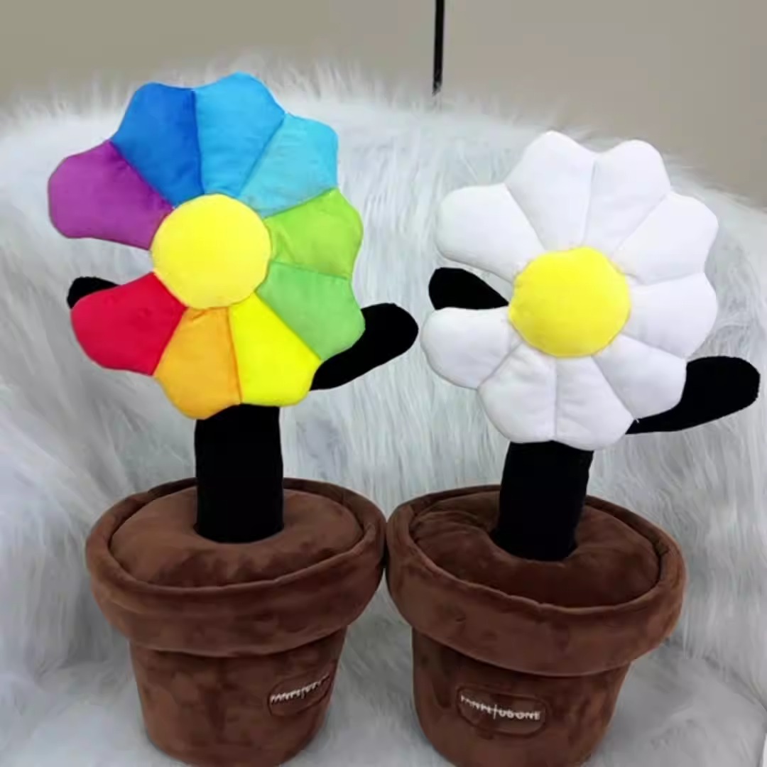 Peluche Daisy de 25 cm, en forme de pot, idéale pour les fans de K-pop et les concerts. 12