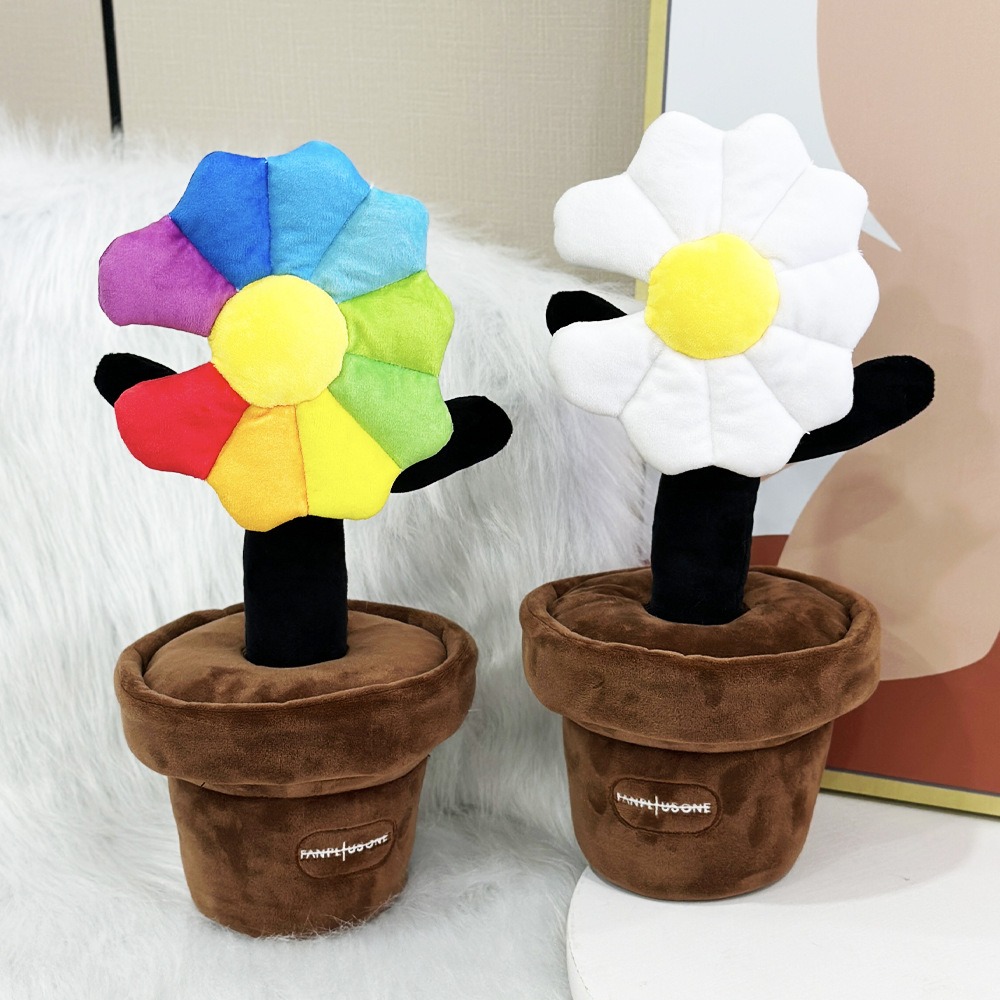 Peluche Daisy de 25 cm, en forme de pot, idéale pour les fans de K-pop et les concerts. 10