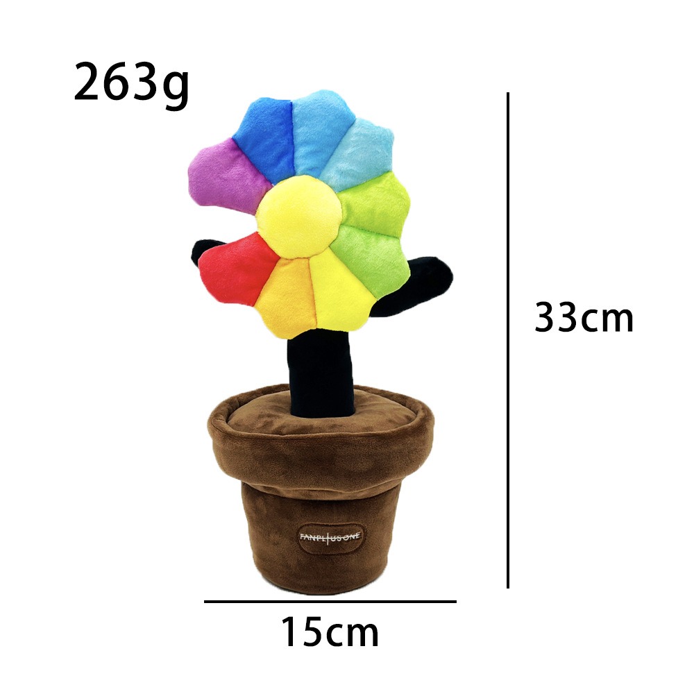 Peluche Daisy de 25 cm, en forme de pot, idéale pour les fans de K-pop et les concerts. 14